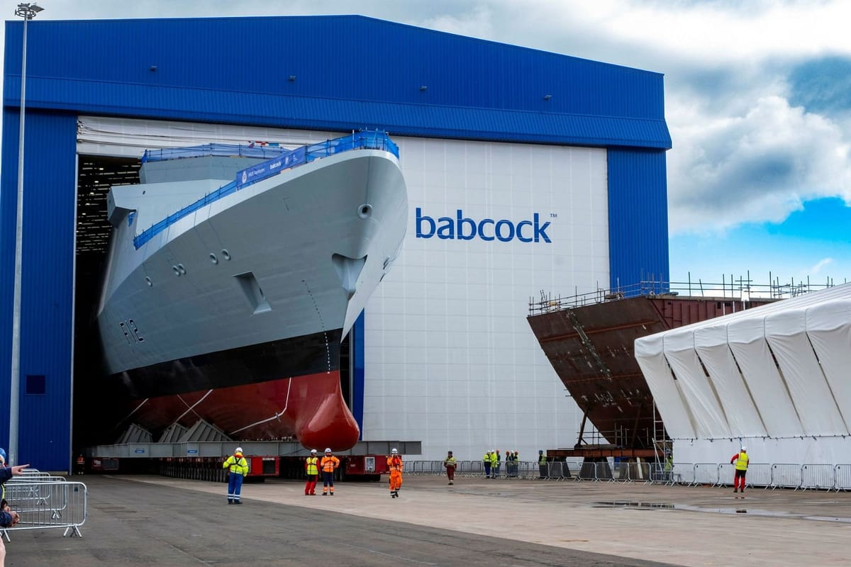 Babcock says Type 31 frigate contract is loss-making after Covid, Brexit and inflation shocks